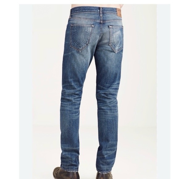 True Religion Other - True Religion Geno Jeans Men's Size 30 (32X34) Blue Relaxed Slim No Flap